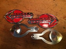 61775-59T ARROW EMBLEMS & MOUNTING KIT COMPLETE TANK EMBLEMS TANK PLATES HARLEY®