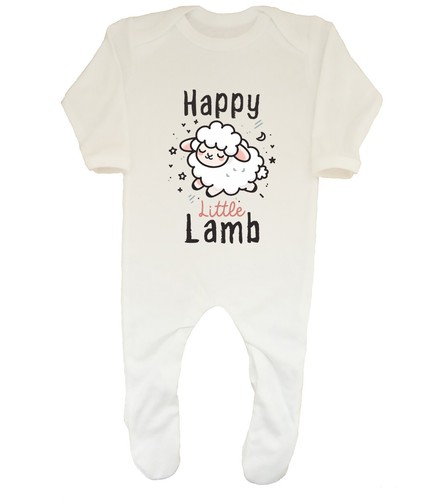 Happy little lamb - lamb, cute