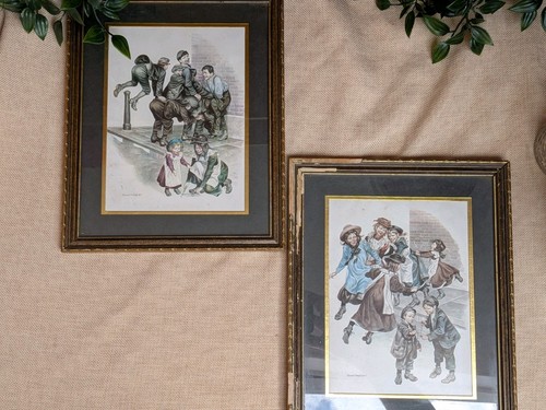 Pair ronald embleton framed - ronald,