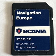 SCANIA 2024 NAVIGATION MAP DATA SD CARD UK, WESTERN, EASTERN EUROPE