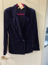 TU - Navy blue stretch velvet