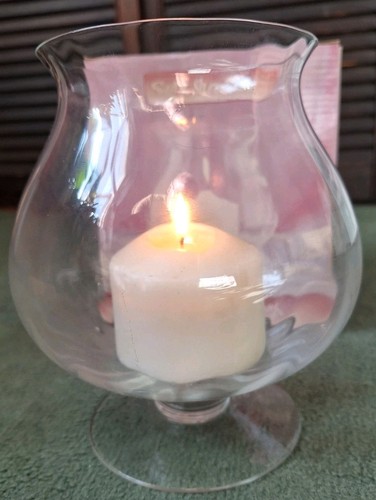 Candle holder set clear - candle,
