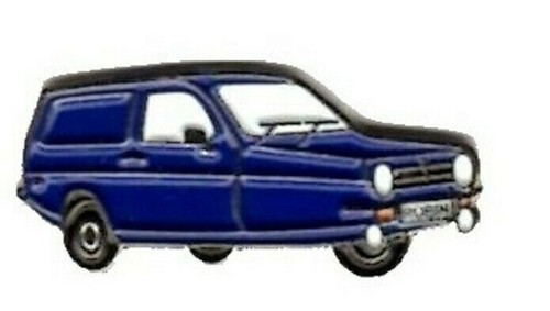 Reliant car pin badge - ., blue