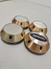 Team Dynamics alloy wheel center caps metal odd set Pro Race 