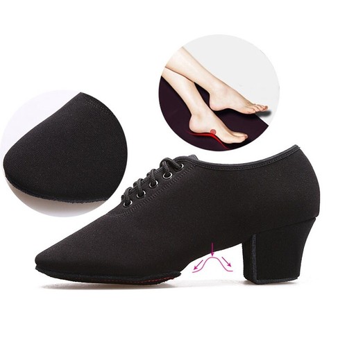 Ladies latin dance shoes mid - ladies,