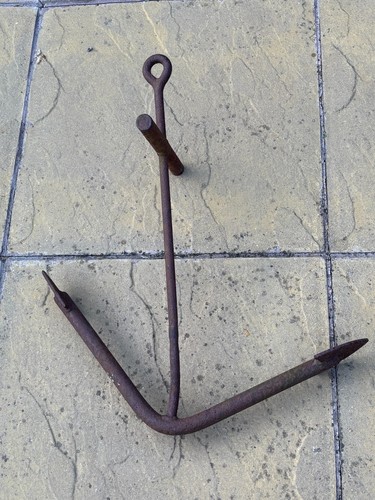 Vintage boat anchor 2ft by - anchor,