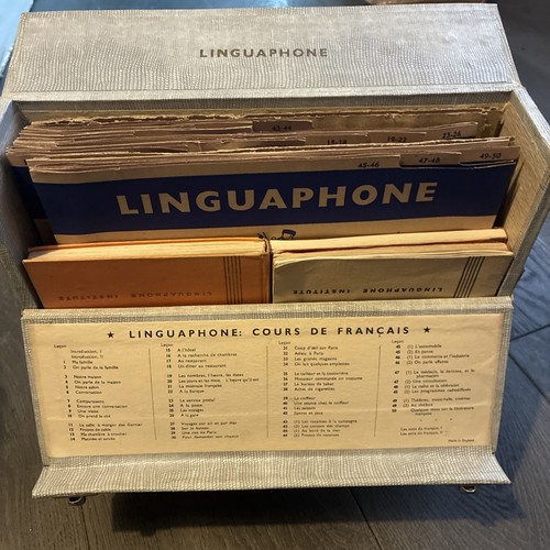 Vintage linguaphone german - vintage,