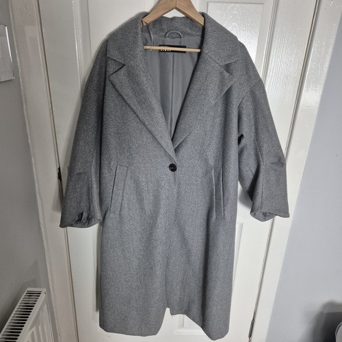 Zara grey wool blend - blend, oversized