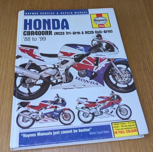 Haynes manual honda cbr400rr - haynes,