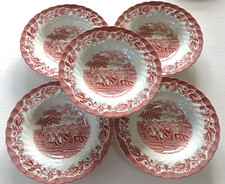 Myotts Country Life Five Bowls  Heavily Crazed Vintage For Decor Only.