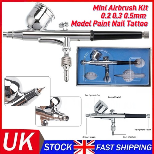 Mini airbrush kit dual - airbrush,