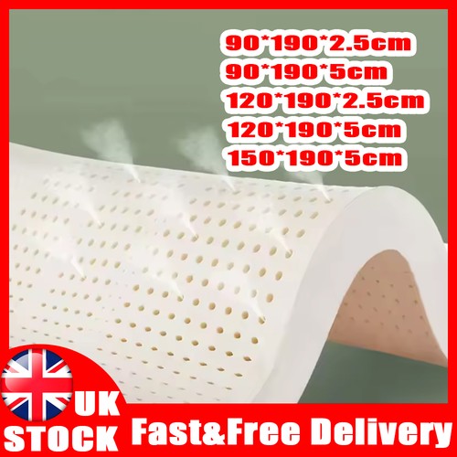 Natural latex mattress thin - natural,