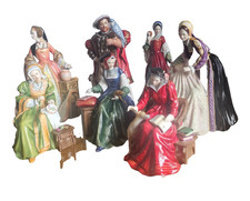Henry 8th and His 6 Wives Royal Doulton Bone China