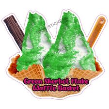 ice cream van sticker Green