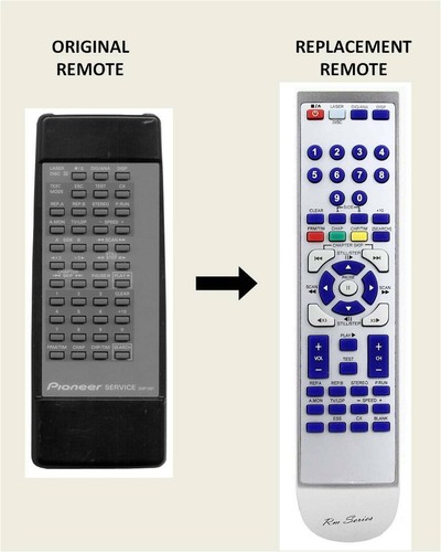 Pioneer ggf1381 remote control - pioneer,