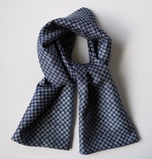 Soft Silk Cravat Blue