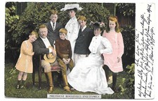 Postcard - President Roosvelt and Family