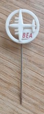 Vintage British European Airways (BEA) stick pin badge tie airplane 