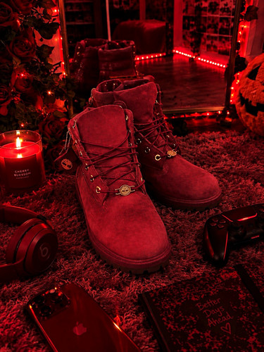 Timberland men red - men’s, leather