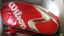 Wilson Pro Tour Moisture Guard K Factor Racket Carry Tennis Bag  6 rackets back