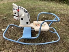 Vintage Triang Metal Rocking Horse