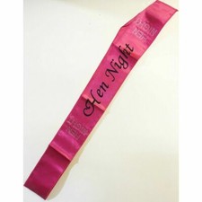 HEN NIGHT Hot Pink Sash Belt