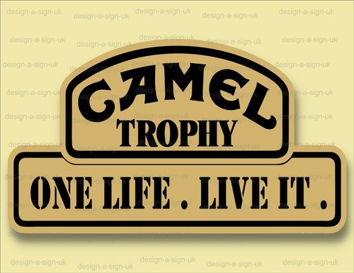 Camel trophy m470 sign - camel, x