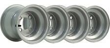 7.00x8 Golf Buggy Rims Silver 4 Inch PCD Yamaha E-Z-go Club car Garia (Set of 4)