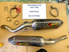 SUZUKI GSX-R1000 K7, K8 07-08 AKRAPOVIC Slip-On Muffler