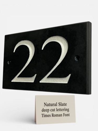 House sign number - sign, deep