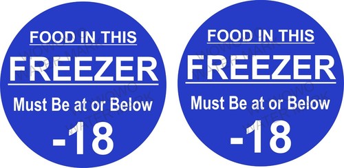 Catering sticker freezer - sticker,