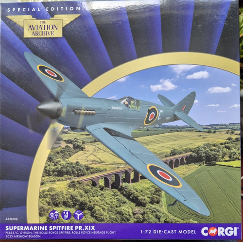 Spitfire xix rrgn - spitfire, ps853