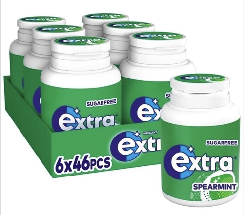 Extra spearmint sugar free - sugar,