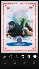 Topps WWE Slam Motif Tatum