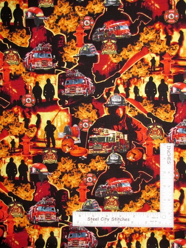 Firefighter fire truck - firefighter,
