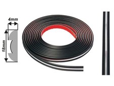 BLACK/CHROME Wheel Arch Arches Guard Moulding fits SUZUKI VITARA (004)