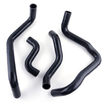 For 72-82 81 Fiat Bertone X1/9 X19 1.3L 1.5 Silicone Radiator Coolant Hose Black