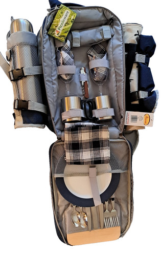 Deluxe picnic backpack hamper - deluxe,