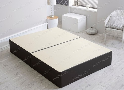 Solid plush velvet divan bases - plush,