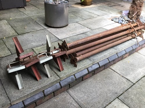 Used acrow props and - , strong