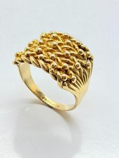 9ct Yellow Solid Gold 5 Row