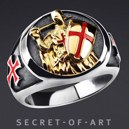 Knights templar masonic - knights, ring