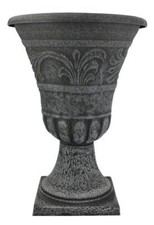 Stone Look Large Plant Pots Outdoor Garden Patio Urn Stand Round Tall Planters