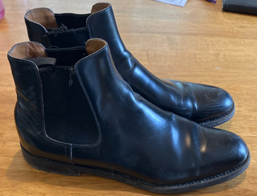 Churches women black - women's, leather