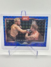 Reinier De Ridder - UFC Topps Chrome 2025 Rookie Geo Blue Refractor /99 #185
