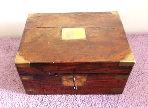 Antique writing slope - slope, box