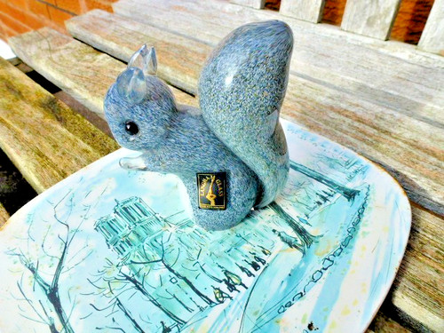Langham glass grey squirrel - glass,