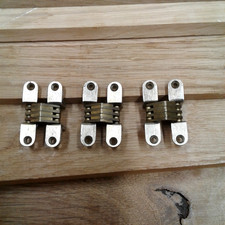 3 x Old, SOSS 101 Type hinges