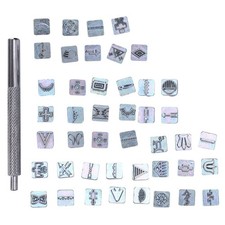 ›43Pcs Stamps Set Zinc With