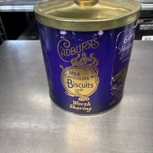 Vintage cadburys metal biscuit - cadburys,
